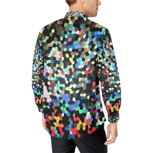 Holiday Paisley Mosaic Men's All Over Print Casual Dress Shirt (Model T61)