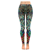 Load image into Gallery viewer, Holiday Paisley Low Rise Leggings (Invisible Stitch) (Model L05)