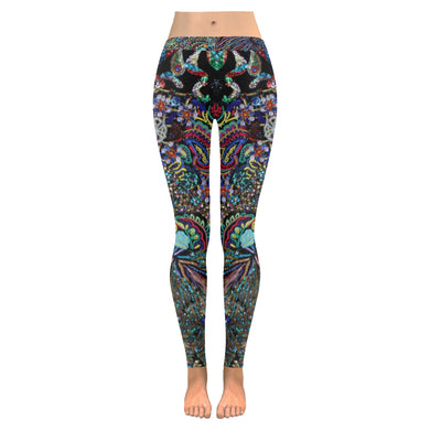 I Spy Paisley Low Rise Leggings (Invisible Stitch) (Model L05)