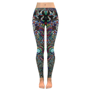 I Spy Paisley Low Rise Leggings (Invisible Stitch) (Model L05)
