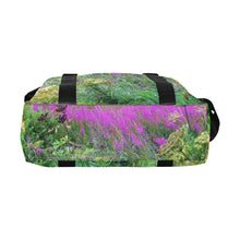 Load image into Gallery viewer, Sea of Fireweed Flower Large Capacity Duffle Bag (Model 1715)
