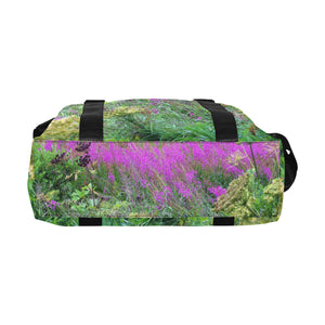 Sea of Fireweed Flower Large Capacity Duffle Bag (Model 1715)