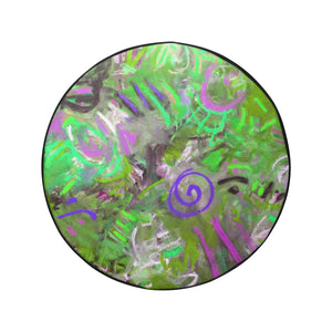 Graffiti Abstract Green 34 Inch Spare Tire Cover
