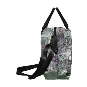 Blooming Boots Flower Reverse Large Capacity Duffle Bag (Model 1715)