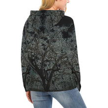 Load image into Gallery viewer, Spooky Tree Glowing All Over Print Hoodie for Women (USA Size) (Model H13)
