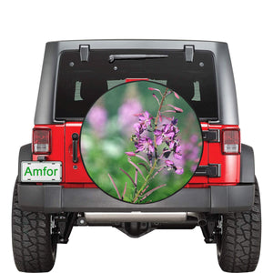 Fireweed Flower 34 Inch Spare Tire Cover
