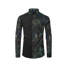 Load image into Gallery viewer, Graffiti Abstract Glowing Men&#39;s All Over Print Casual Dress Shirt (Model T61)