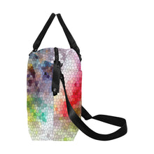 Load image into Gallery viewer, Splash of Color Mosaic Large Capacity Duffle Bag (Model 1715)