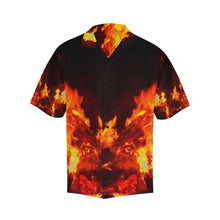 Load image into Gallery viewer, Feathery Flames Red Hawaiian Shirt (Model T58)