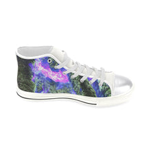 Load image into Gallery viewer, Sea of Flames Purple Women&#39;s Classic High Top Canvas Shoes (Model 017)