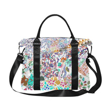 Load image into Gallery viewer, Holiday Paisley Reverse Large Capacity Duffle Bag (Model 1715)