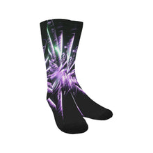 Load image into Gallery viewer, Fireworks Star Purple Trouser Socks (For Men)