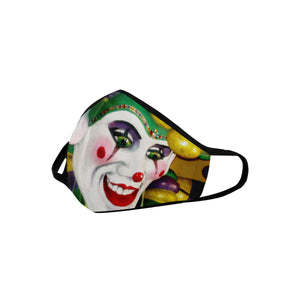 Mardi Gras Joker Mouth Mask (2 Filters Included)