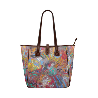Graffiti Abstract Classic Tote Bag (Model 1644)