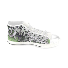 Load image into Gallery viewer, Moss Green Men’s Classic High Top Canvas Shoes (Model 017)