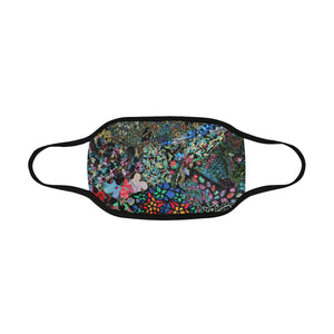 Holiday Paisley Mouth Mask in One Piece (2 Filters Included) (Model M02)