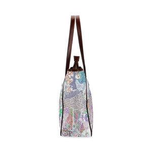 Paisley Power Negative Classic Tote Bag (Model 1644)