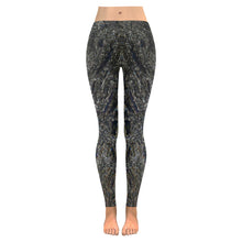 Load image into Gallery viewer, Marbled Abstract Glowing Low Rise Leggings (Invisible Stitch) (Model L05)