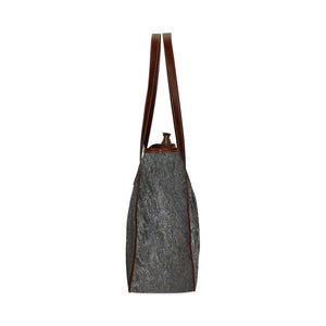 Marbled Abstract Glowing Classic Tote Bag (Model 1644)
