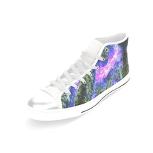 Load image into Gallery viewer, Sea of Flames Purple Women&#39;s Classic High Top Canvas Shoes (Model 017)