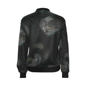 Puddle of Love Glowing All Over Print Bomber Jacket for Women (Model H36)