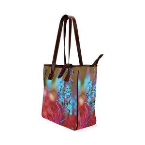 Fireweed Flower Blue Classic Tote Bag (Model 1644)