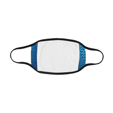 Load image into Gallery viewer, Crackle Art Blue Mouth Mask (2 Filters Included)