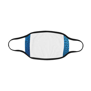 Crackle Art Blue Mouth Mask (2 Filters Included)