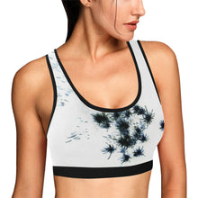 Load image into Gallery viewer, Fireworks Flower Negative Women&#39;s All Over Print Sports Bra (Model T52)