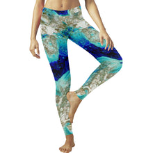 Load image into Gallery viewer, Molten Flames Negative Low Rise Leggings (Invisible Stitch) (Model L05)