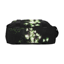 Load image into Gallery viewer, Fireworks Flowers Green Large Capacity Duffle Bag (Model 1715)