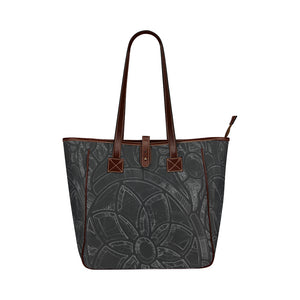 Stained Glass Glowing Classic Tote Bag (Model 1644)