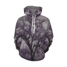 Load image into Gallery viewer, Spooky Tree Purple All Over Print Hoodie for Men/Large Size (USA Size) (Model H13)