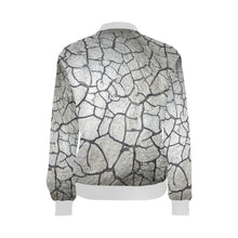 Load image into Gallery viewer, Crackle All Over Print Bomber Jacket for Women (Model H36)