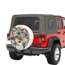Load image into Gallery viewer, Painted Skulls 30 Inch Spare Tire Cover